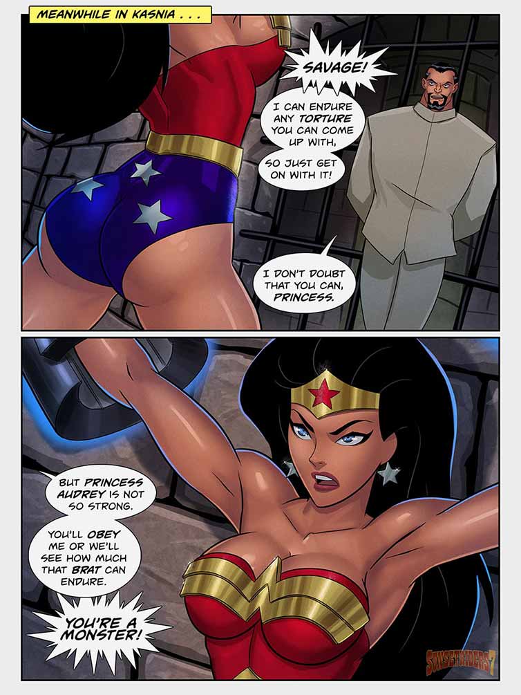 Wonder Woman vandalized
