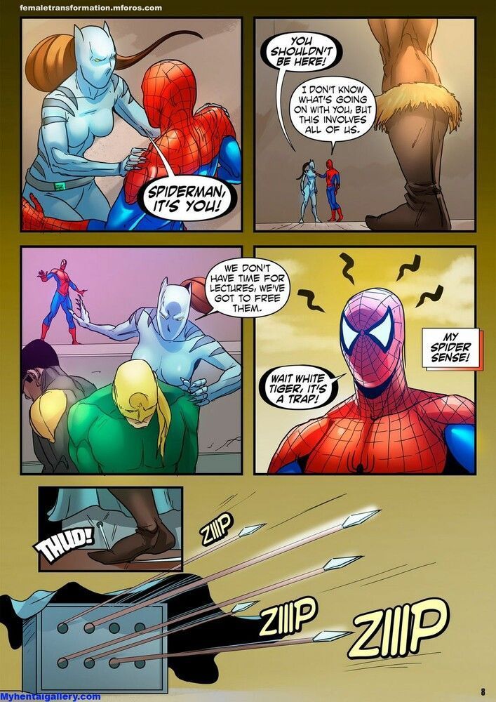 Spiderman Porn: White Tiger Amulet